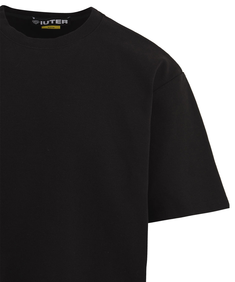 T-shirt Ribbed boxy IUTER Uomo - Nero