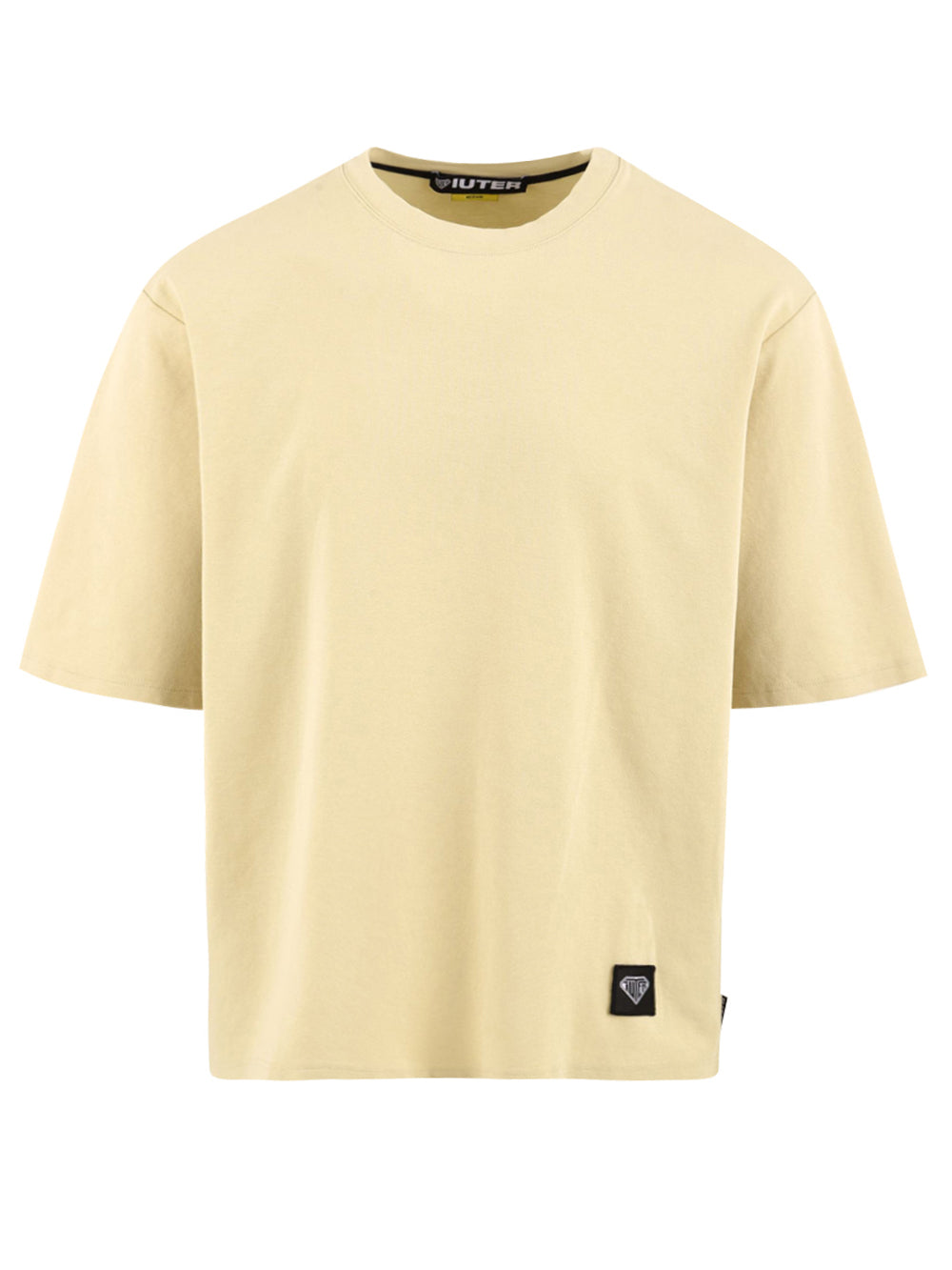 T-shirt Ribbed boxy IUTER Uomo - Beige