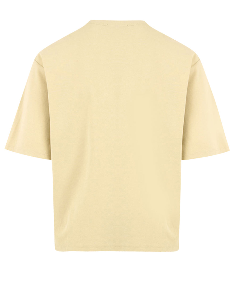 T-shirt Ribbed boxy IUTER Uomo - Beige