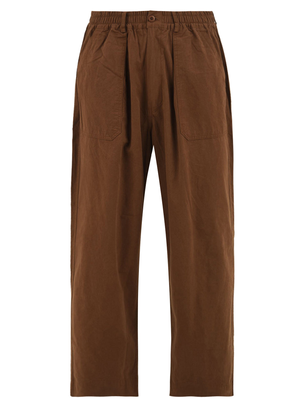 Pantalone One tuck wide fatigue KAPPY Unisex - Marrone