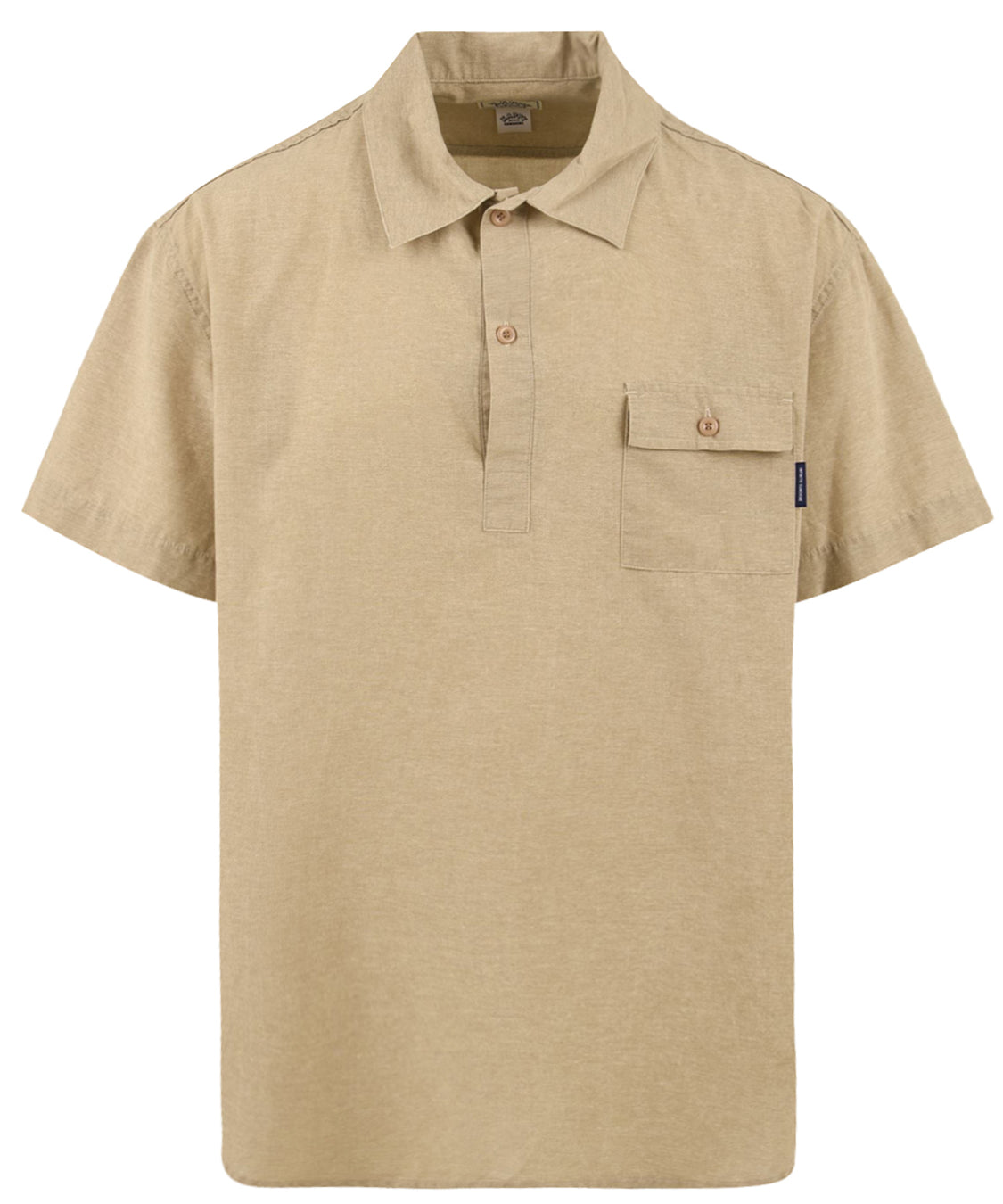 Camicia Pigment henleyneck KAPPY Unisex - Beige