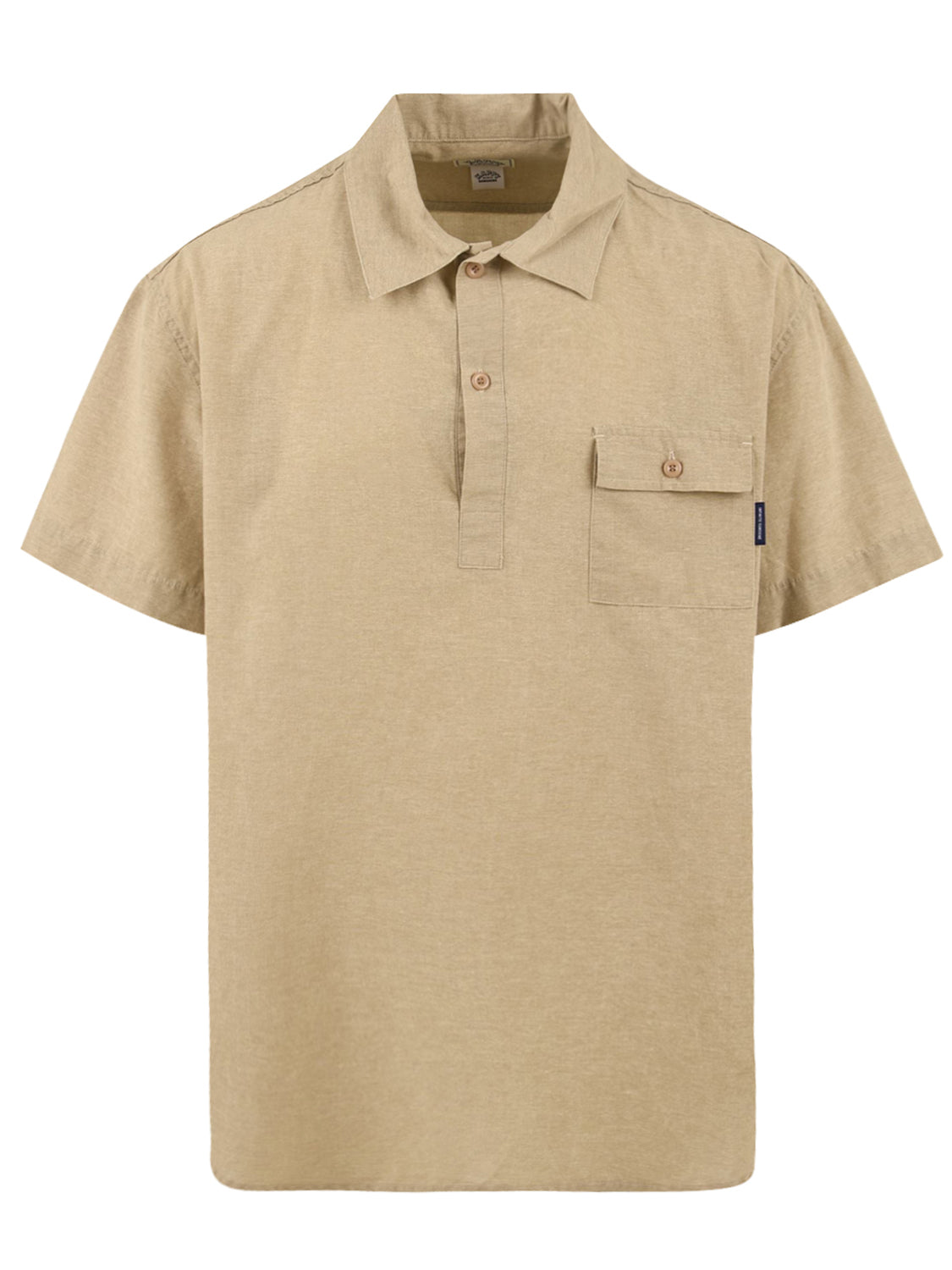 Camicia Pigment henleyneck KAPPY Unisex - Beige