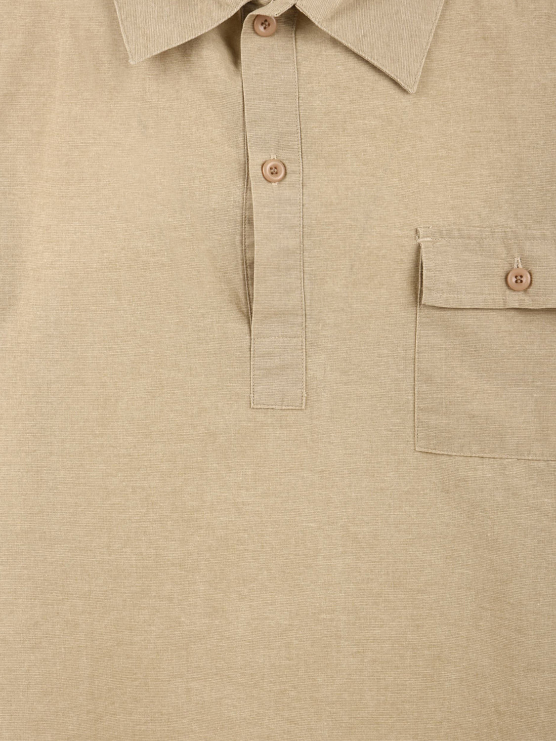 Camicia Pigment henleyneck KAPPY Unisex - Beige