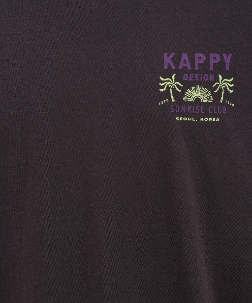 T-shirt Palm coast KAPPY Unisex - Grigio