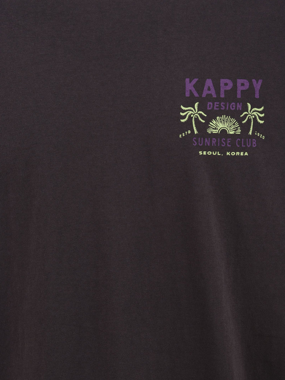 T-shirt Palm coast KAPPY Unisex - Grigio