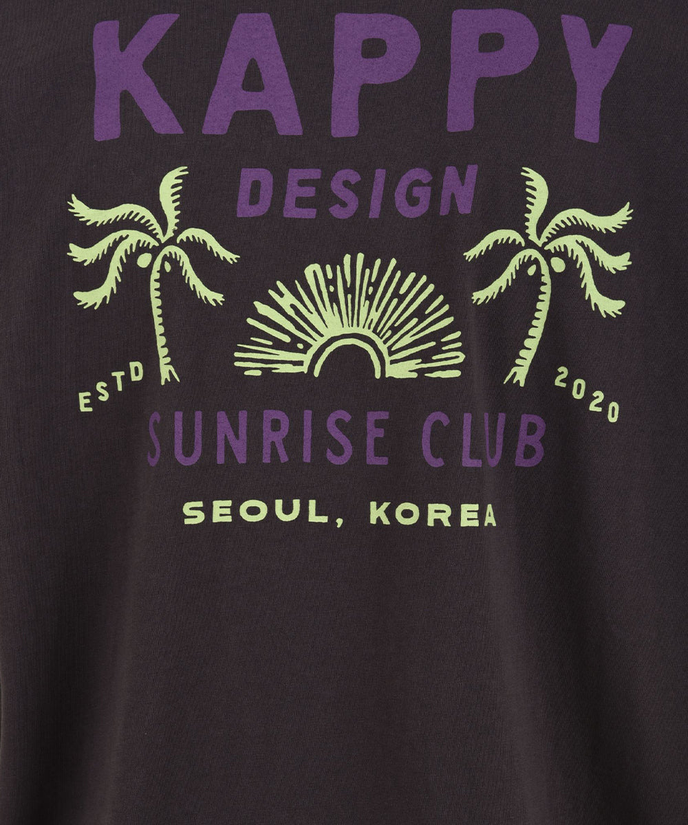 T-shirt Palm coast KAPPY Unisex - Grigio