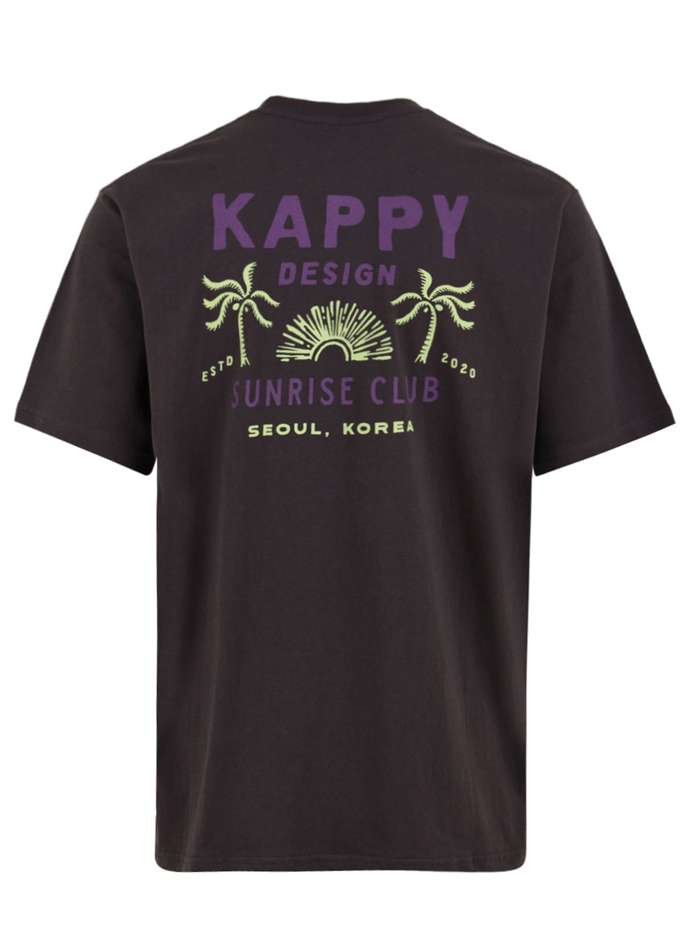 T-shirt Palm coast KAPPY Unisex - Grigio