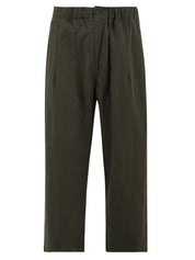 Pantalone Pintuck wide chino KAPPY Unisex - Verde