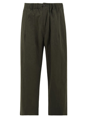 Pantalone Pintuck wide chino KAPPY Unisex - Verde