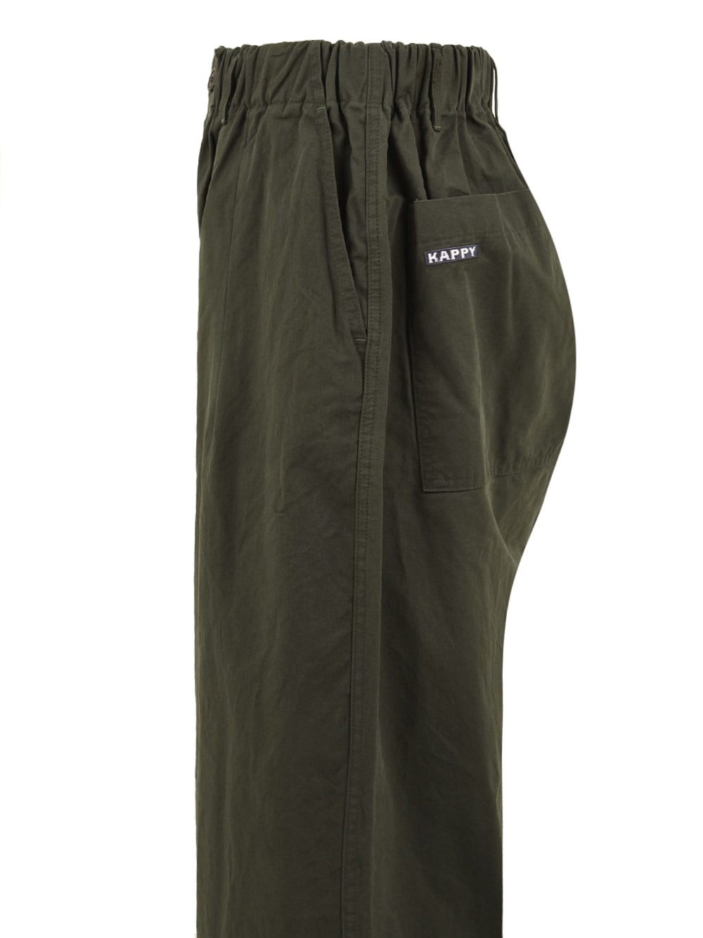 Pantalone Pintuck wide chino KAPPY Unisex - Verde