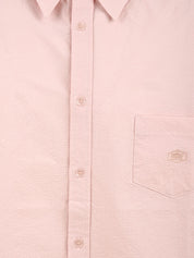 Camicia Relaxed seersucker KAPPY Unisex - Rosa