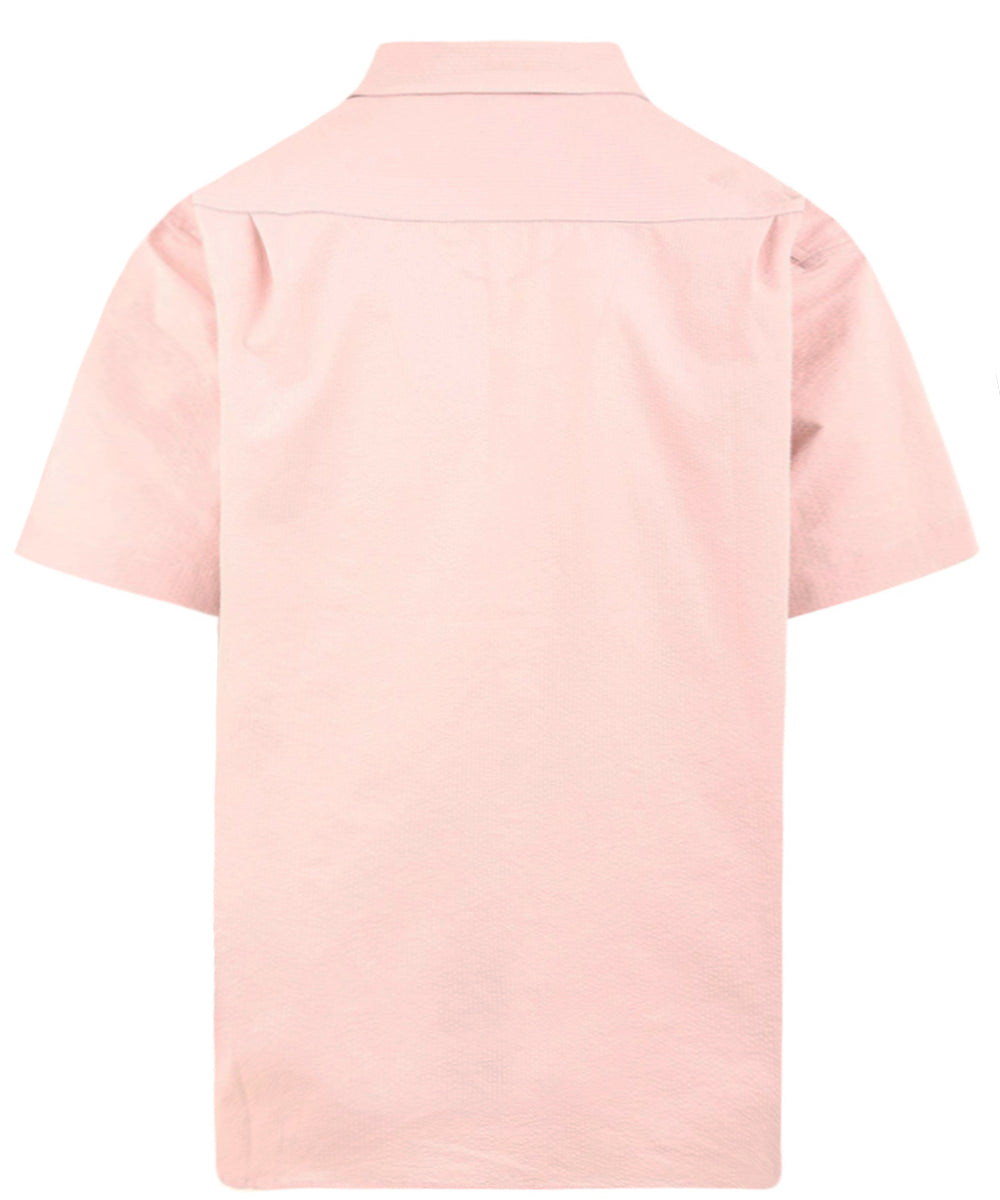Camicia Relaxed seersucker KAPPY Unisex - Rosa