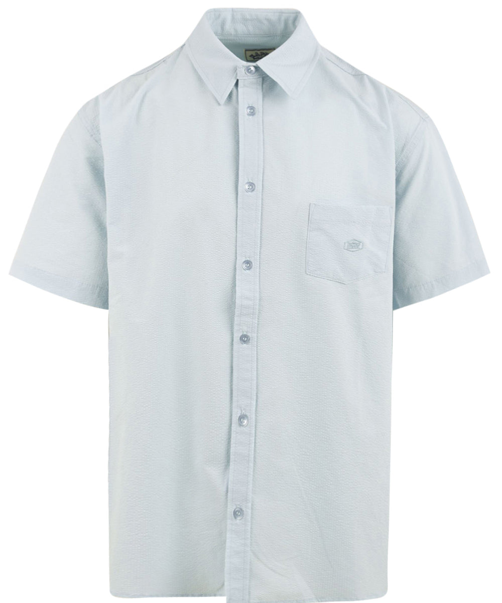 Camicia Relaxed seersucker KAPPY Unisex - Blue