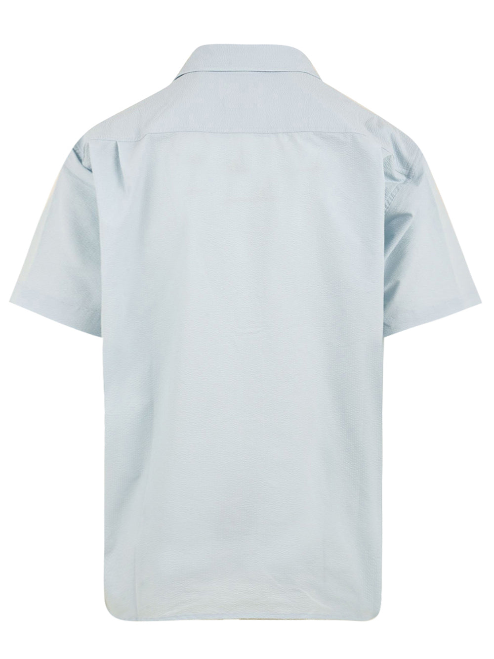 Camicia Relaxed seersucker KAPPY Unisex - Blue