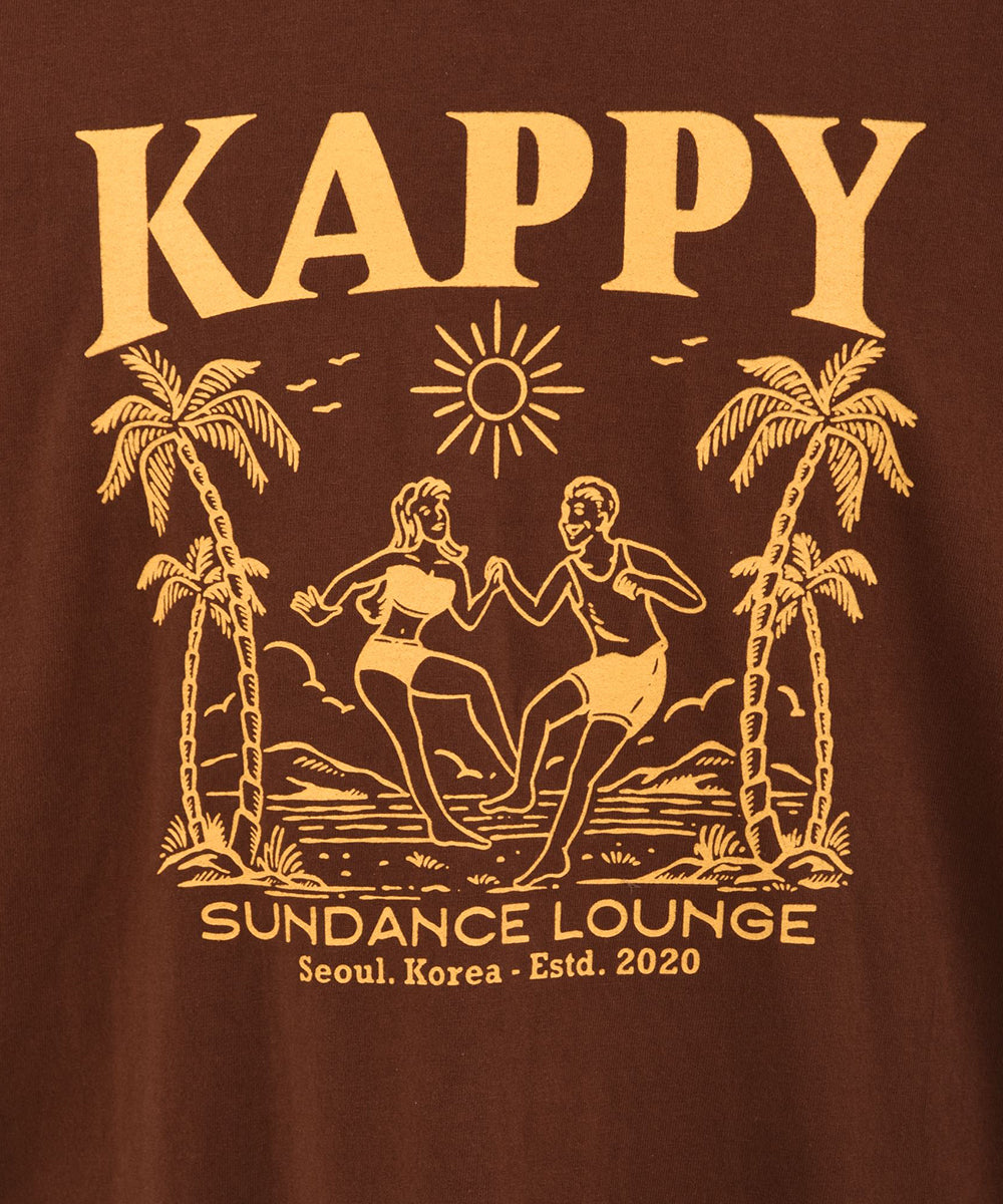 T-shirt Sundance lounge KAPPY Unisex - Marrone