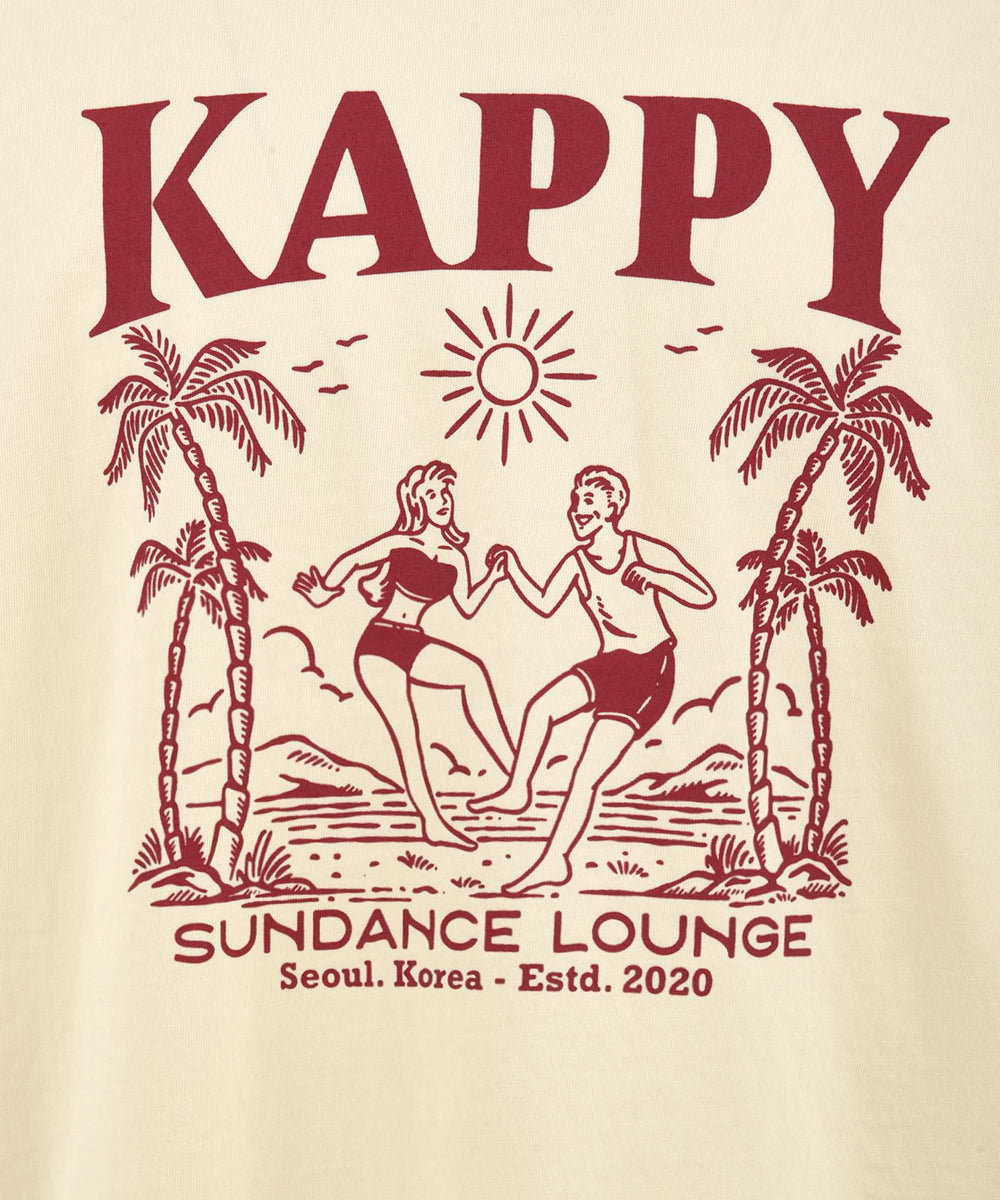 T-shirt Sundance lounge KAPPY Unisex - Beige