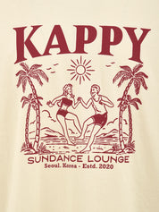 T-shirt Sundance lounge KAPPY Unisex - Beige