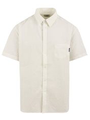 Camicia Seersucker check KAPPY Unisex - Bianco