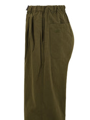 Pantalone Two tuck wide KAPPY Unisex - Verde