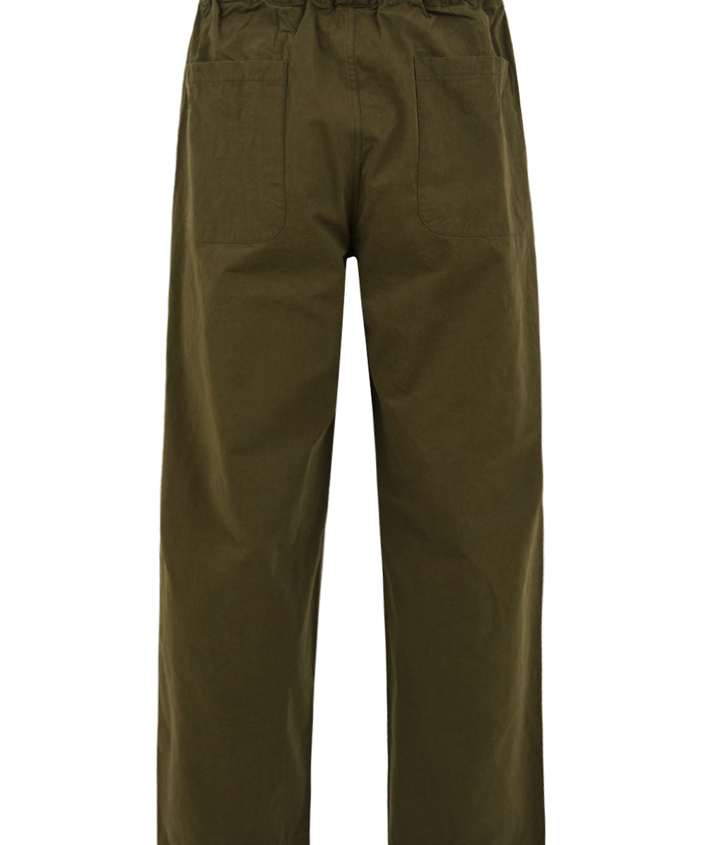 Pantalone Two tuck wide KAPPY Unisex - Verde