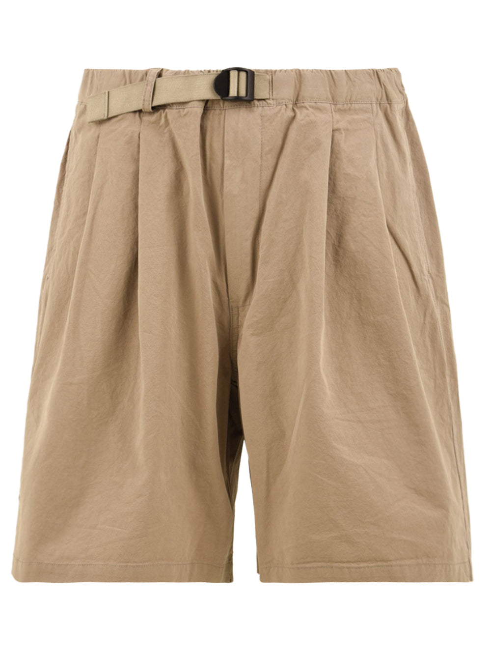 Shorts Two tuck wide KAPPY Unisex - Beige