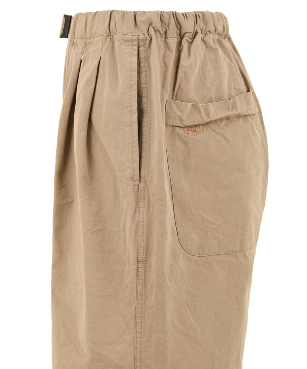 Shorts Two tuck wide KAPPY Unisex - Beige