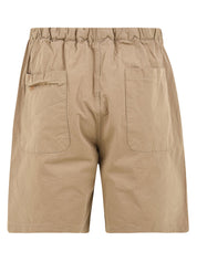 Shorts Two tuck wide KAPPY Unisex - Beige