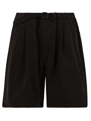 Shorts Two tuck wide KAPPY Unisex - Nero