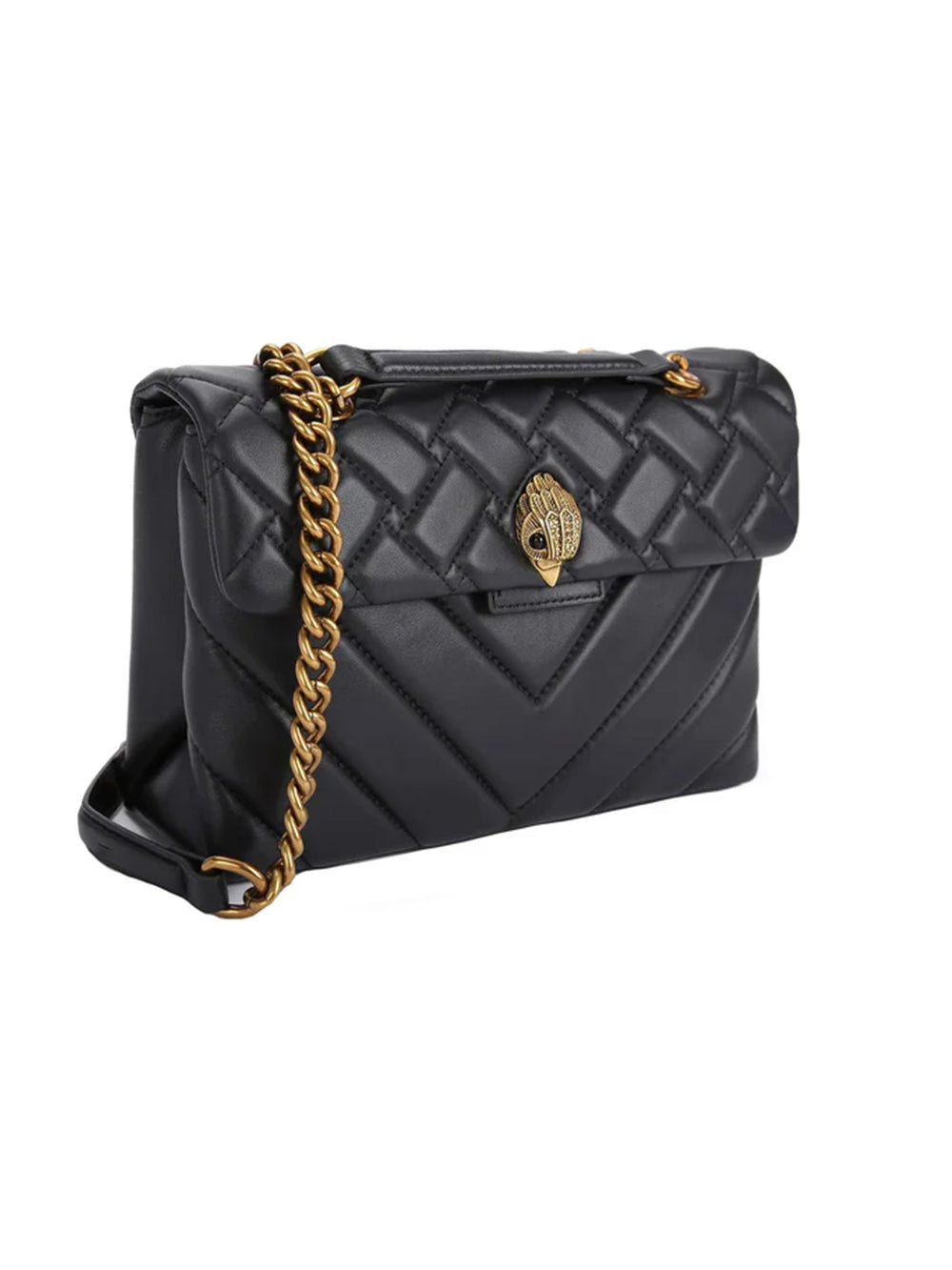 Borsa Leather Kensington X KURT GEIGER Donna - Nero