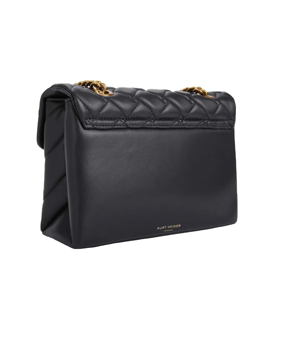 Borsa Leather Kensington X KURT GEIGER Donna - Nero