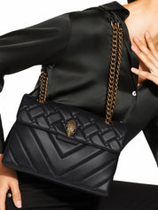 Borsa Leather Kensington X KURT GEIGER Donna - Nero