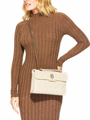 Borsa Leather Kensington KURT GEIGER Donna - Beige