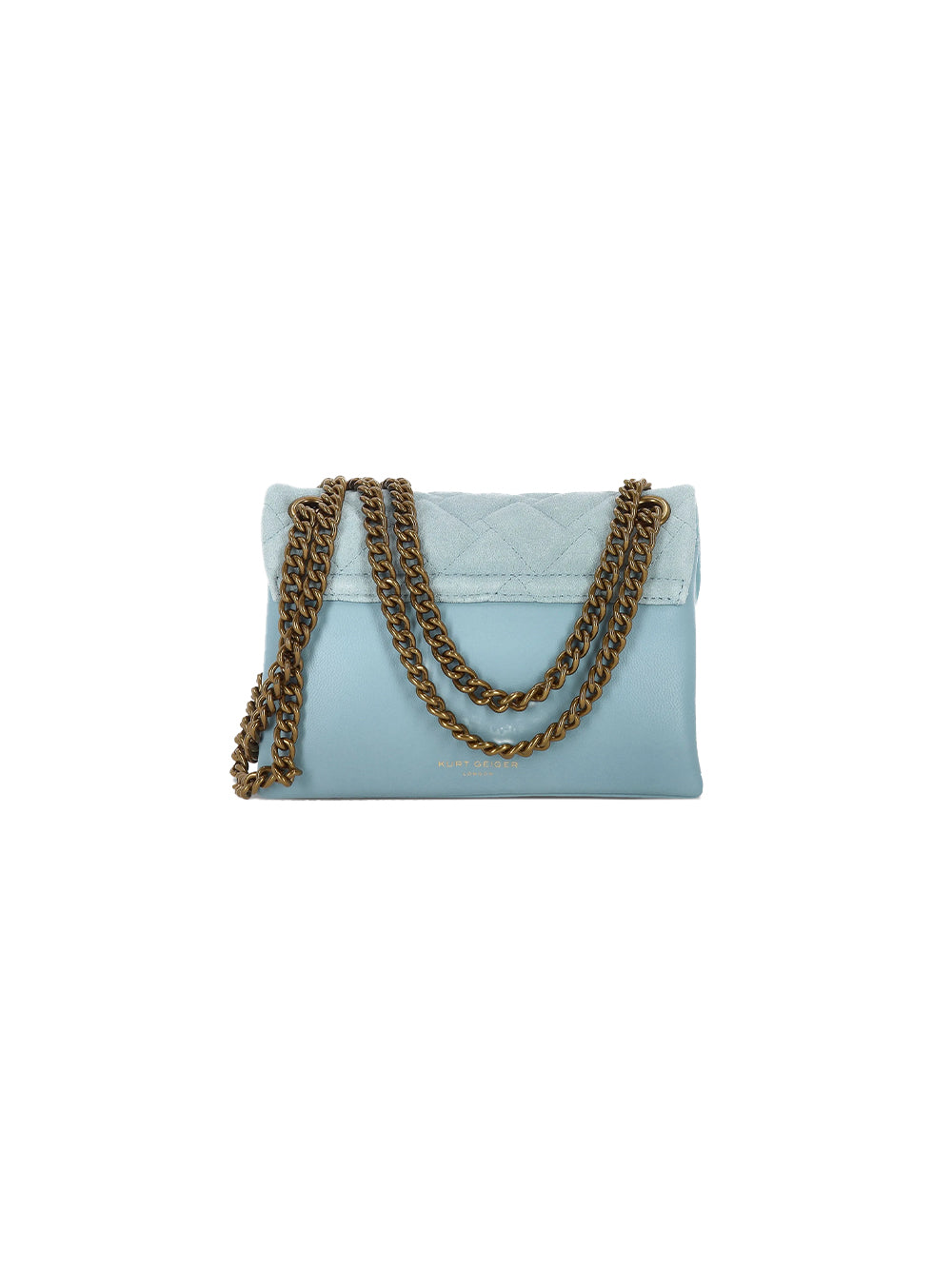 Borsa Leather Mini Kensington KURT GEIGER Donna - Blue