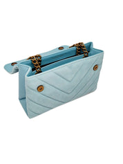 Borsa Leather Kensington KURT GEIGER Donna - Blue