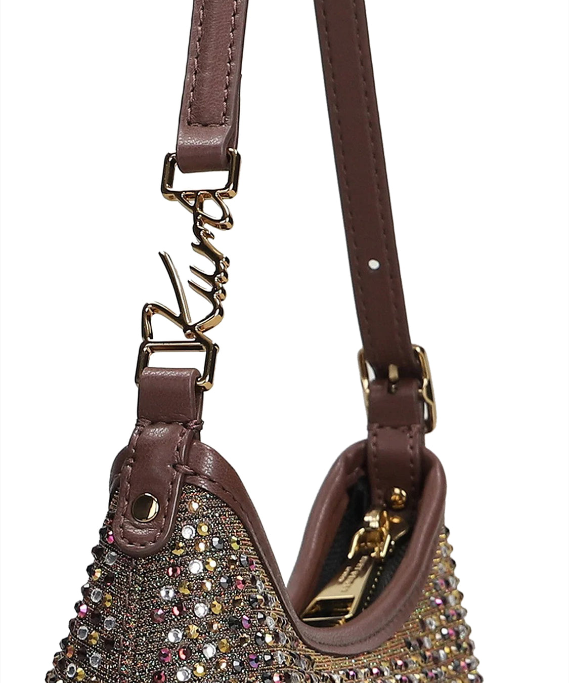 Borsa Fabric Kurt Mini Shoulder KURT GEIGER Donna - Bronzo