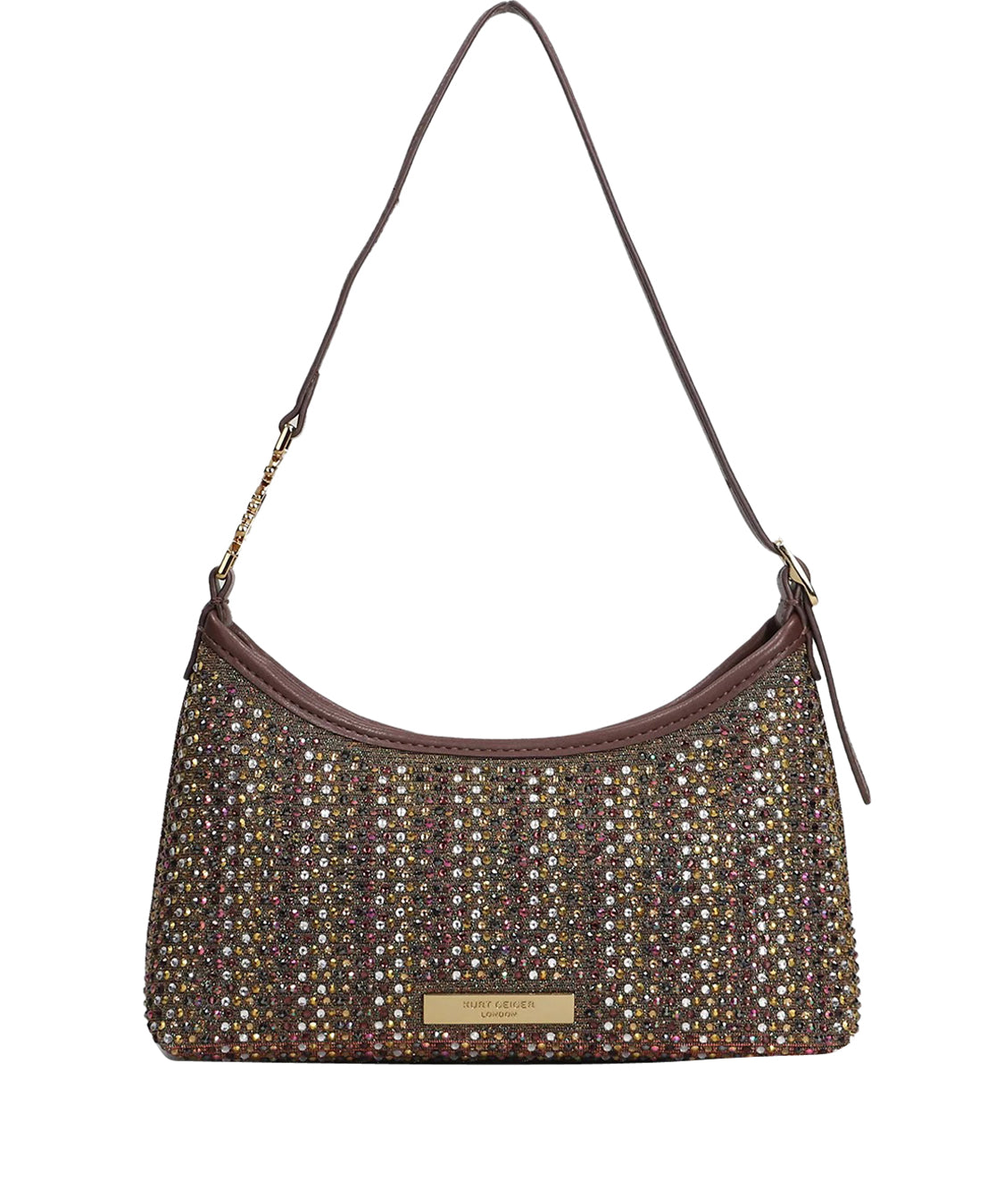 Borsa Fabric Kurt Mini Shoulder KURT GEIGER Donna - Bronzo