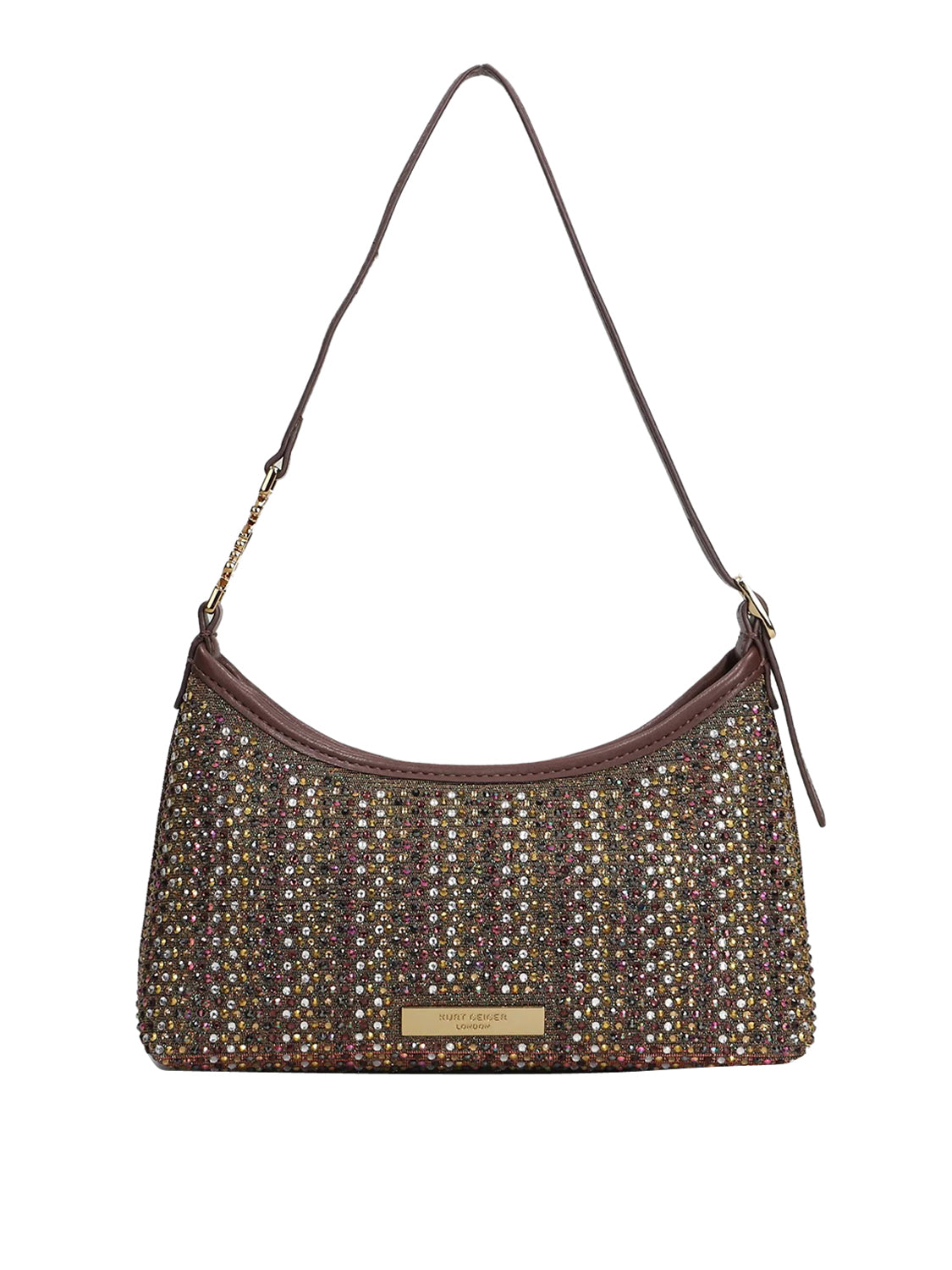 Borsa Fabric Kurt Mini Shoulder KURT GEIGER Donna - Bronzo