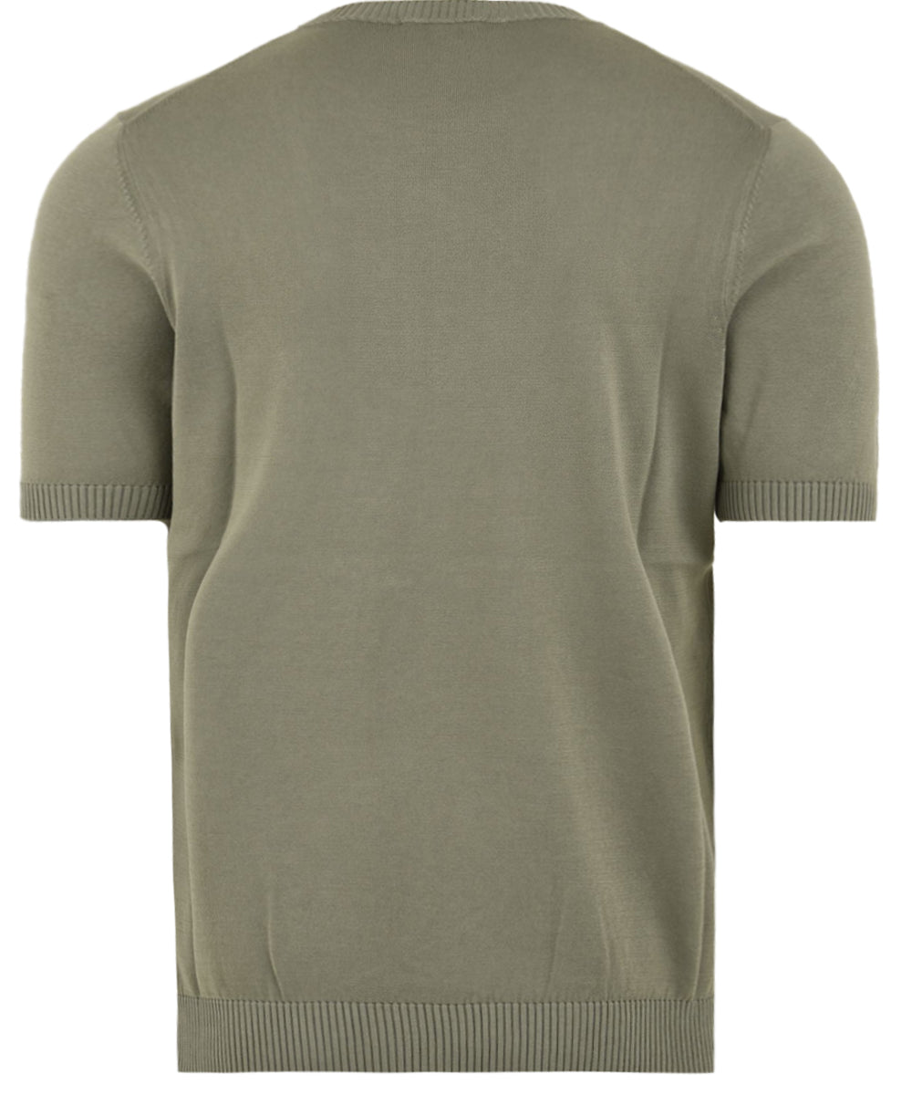 Maglia girocollo manica corta rasata MALO Uomo - Verde