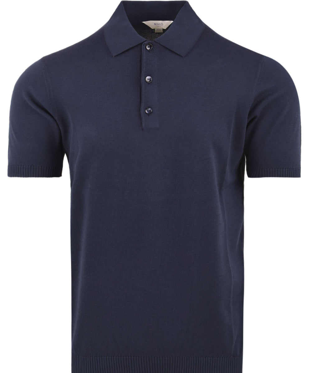 Polo manica corta rasata MALO Uomo - Blue