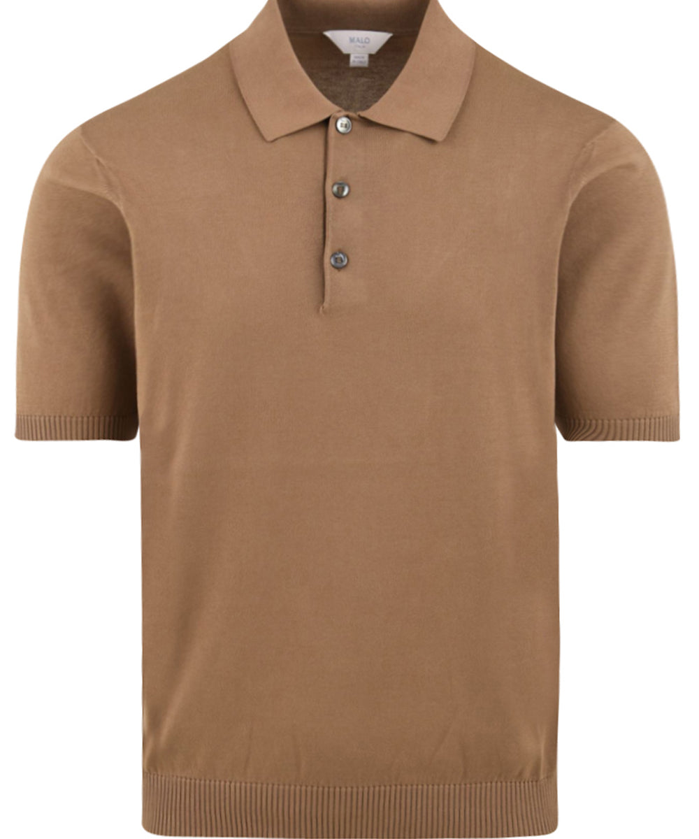 Polo manica corta rasata MALO Uomo - Marrone