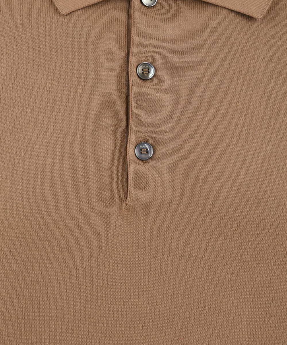 Polo manica corta rasata MALO Uomo - Marrone