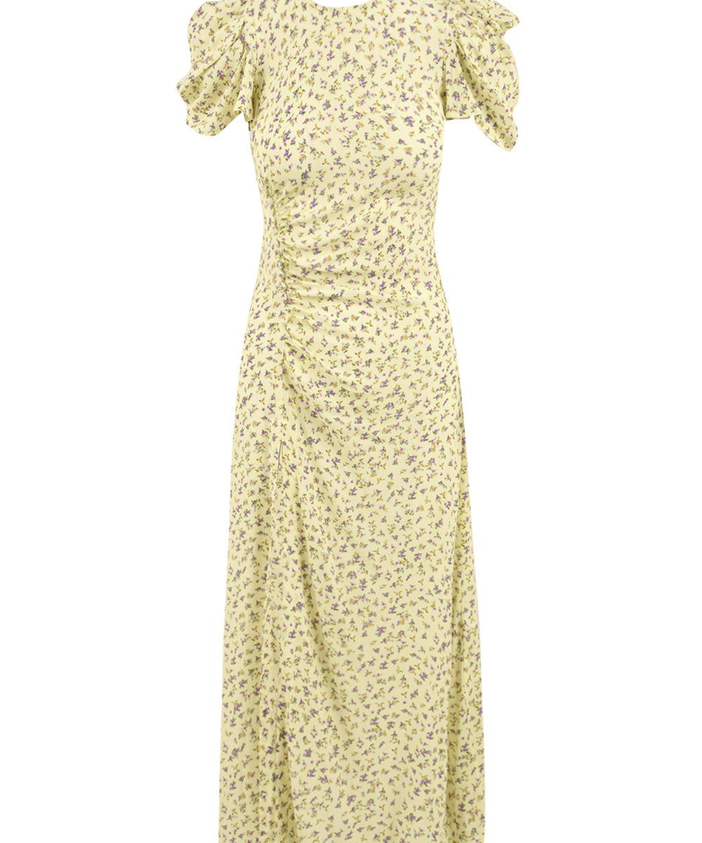 Abito midi Kristel MAR DE MARGARITAS Donna - Giallo