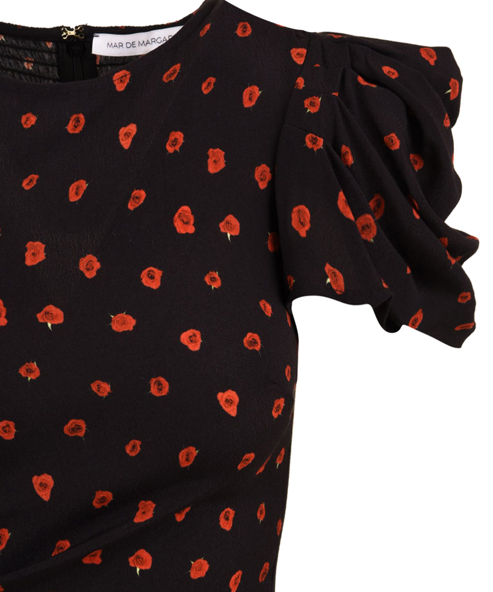 Abito midi Kristel MAR DE MARGARITAS Donna - Nero