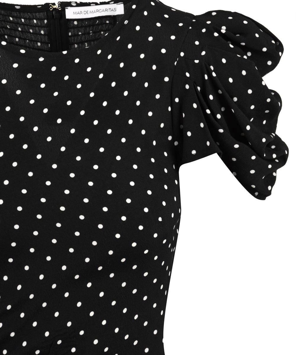 Abito midi Kristel MAR DE MARGARITAS Donna - Nero