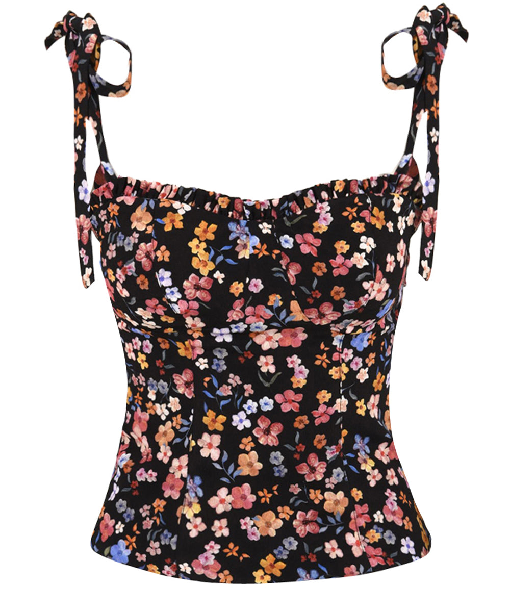 Top Deasy MAR DE MARGARITAS Donna - Nero