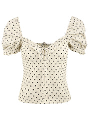 Top Letizia MAR DE MARGARITAS Donna - Bianco