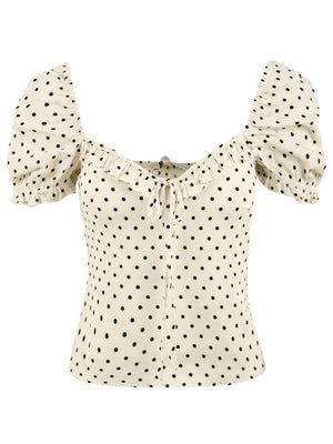 Top Letizia MAR DE MARGARITAS Donna - Bianco