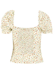 Top Letizia MAR DE MARGARITAS Donna - Bianco