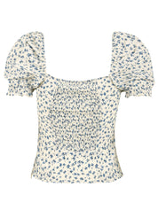 Top Letizia MAR DE MARGARITAS Donna - Bianco
