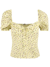 Top Letizia MAR DE MARGARITAS Donna - Giallo